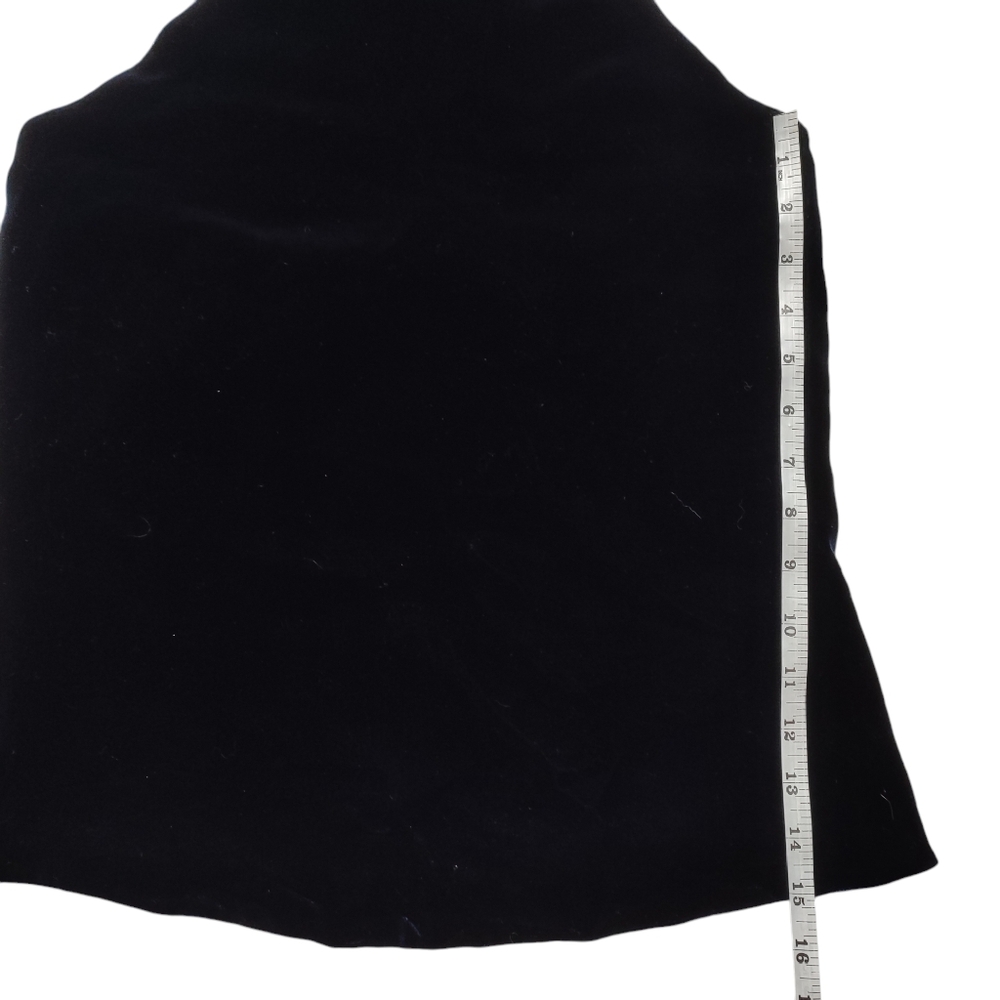 Ralph Lauren Navy Velvet Halter Top NWT Size 6 - Picture 11 of 12